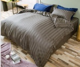 Cotton sheet set Dobby Stripe