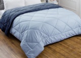 Quilted duvet Microfiber fillings